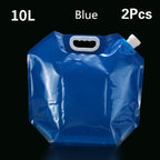 KAZIVAL Foldable Water Canister 10L – BPA-Free, Food-Safe &amp; Ultra-Lightweight 